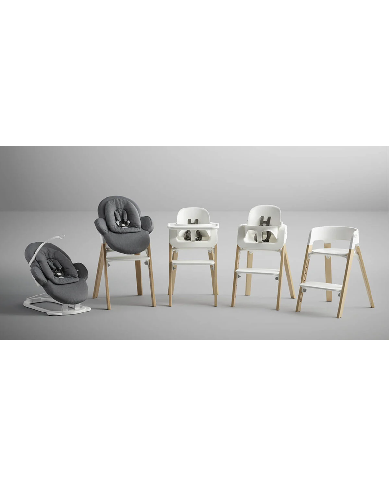 stokke stehstuhl Stokke Steps Chair - White / Natural | Wlidaty Morocco