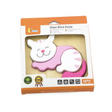 Viga Toys Puzzle de Blocs de Forme Chat 18M+