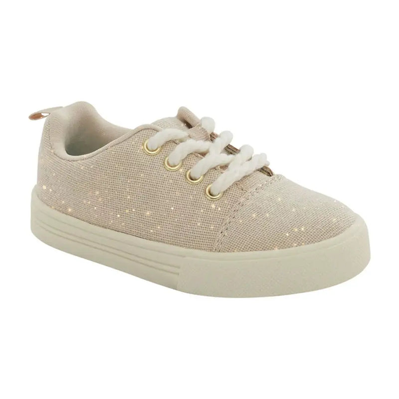 OshKosh Shoes Glittering Gaming Sneakers - Beige