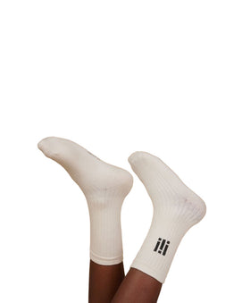 Chaussettes côtelées unisexes en coton Vanille Ben B Collection