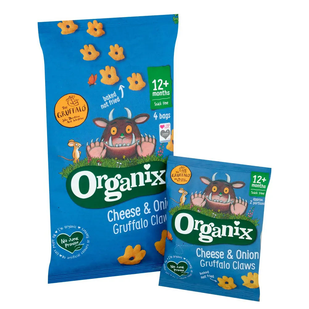 Organix Gruffalo Griffes Fromage & Oignon 12M+