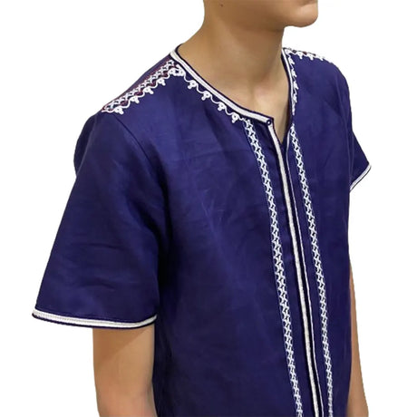 Chemise Traditionnelle - Bleu Marine