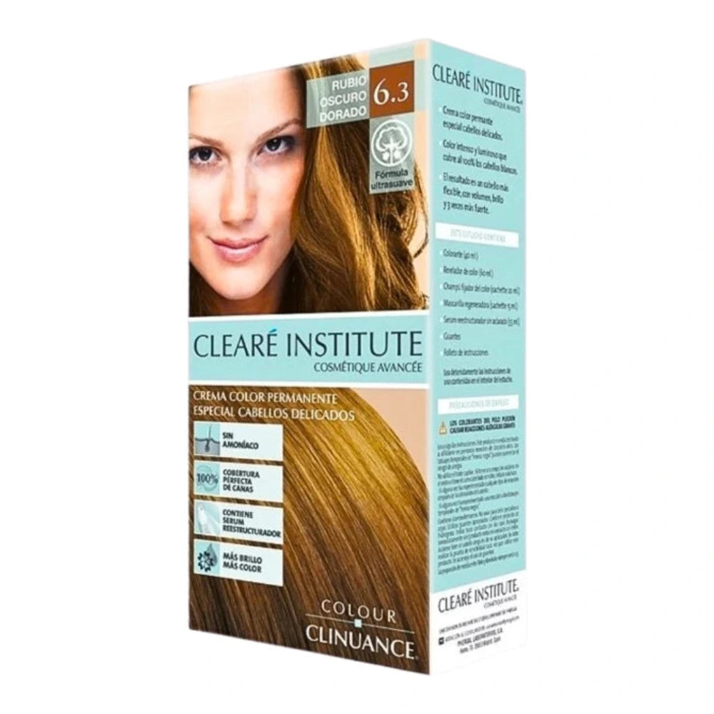 Clearé Institute coloration Colour Clinuance 6.3 170 ml – emballage