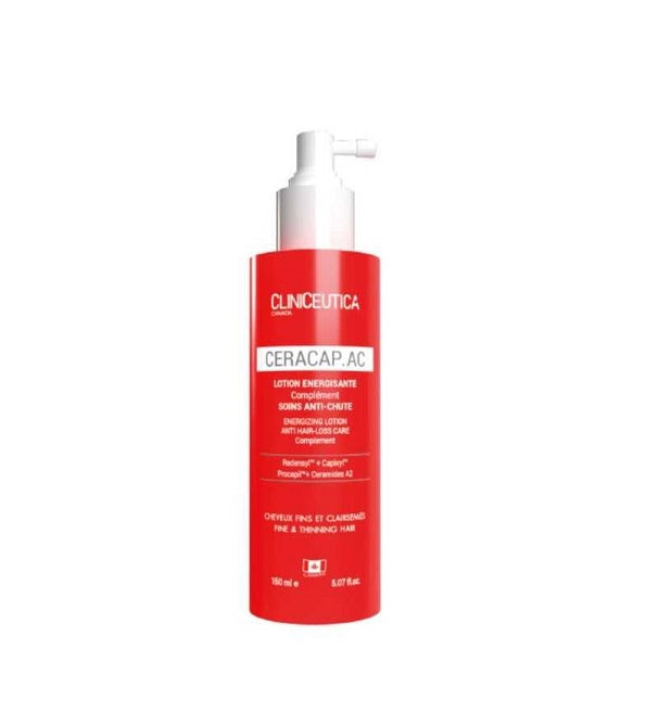 Cliniceutica Ceracap AC lotion énergisante 150 ml – flacon vu de face