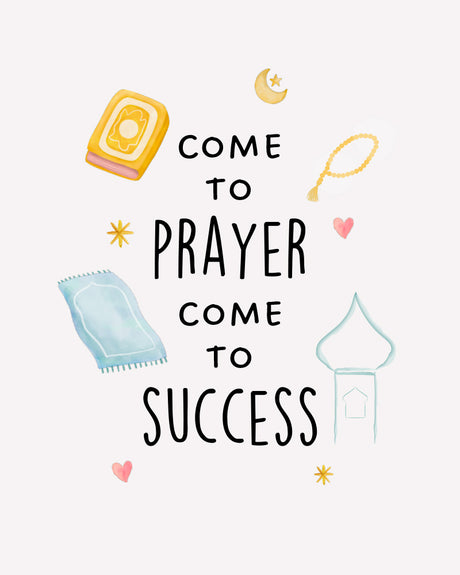 Un Tableau décoratif - Come to Prayer Come to Success - Bois