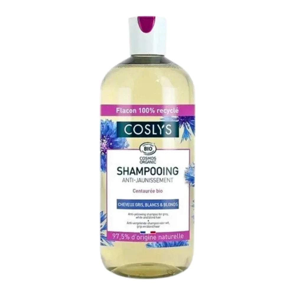 Coslys Shampooing Cheveux Gris et Blancs 500 ml – flacon