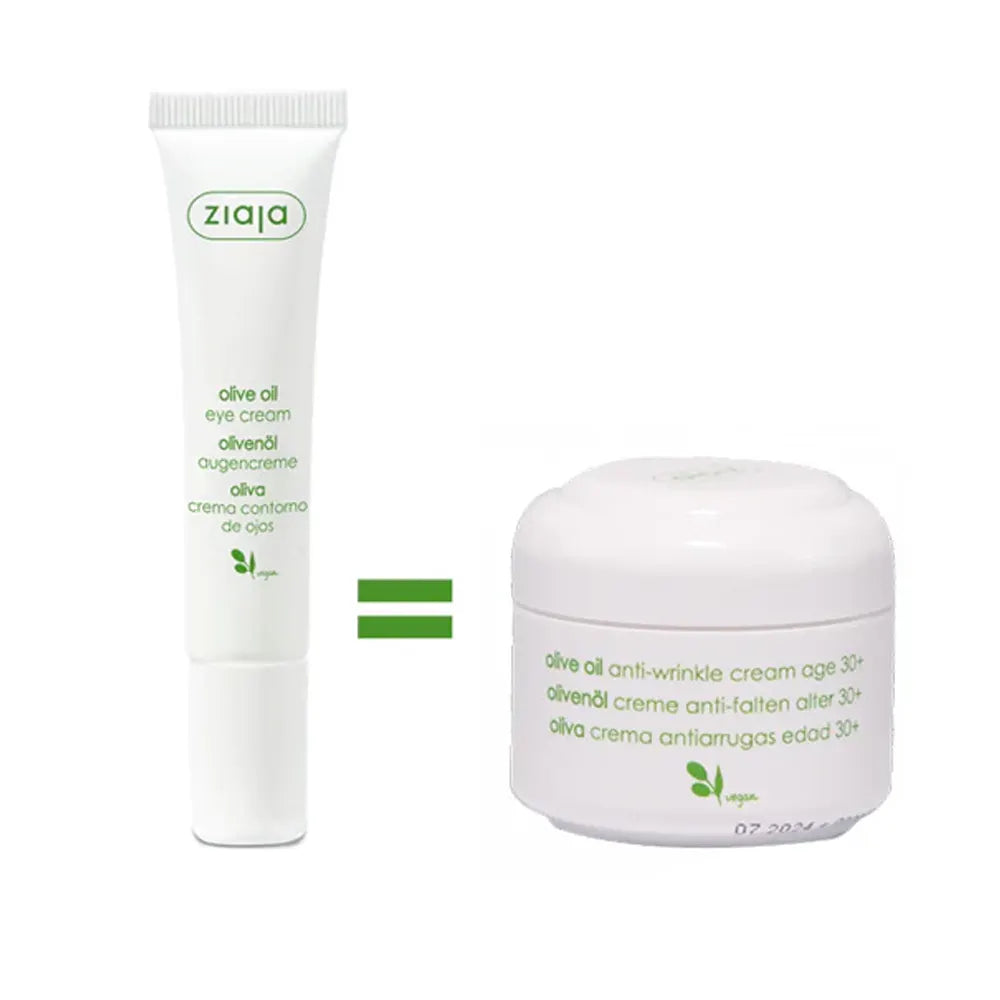 Ziaja duo pack Olive naturel "Cr anti-ride 50ml+creme des yeux 15ml"