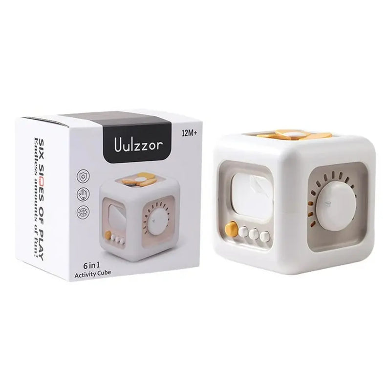 Montessori Educational Activity Cube 6-in-1 - 12M+