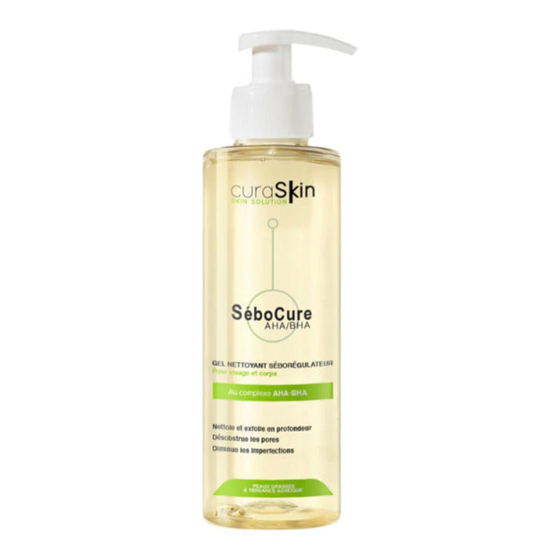 CuraSkin SéboCure Sebum-Regulating Cleansing Gel Oily Skin – 200ml