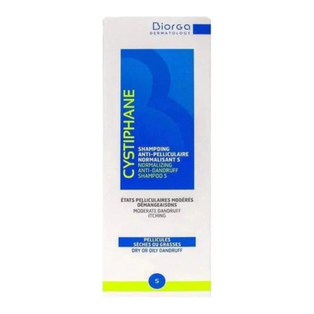 Shampooing normalisant S Biorga Cystiphane 200 ml – flacon