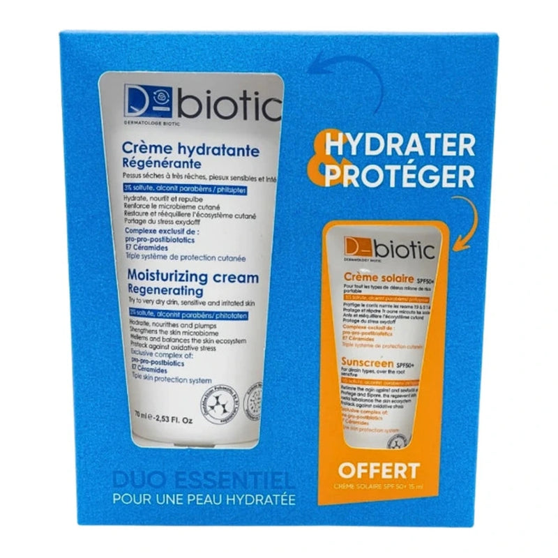 D-Biotic Creme Hydratante 75ml+Ecran Solaire Spf50+ 15ml Duo Pack