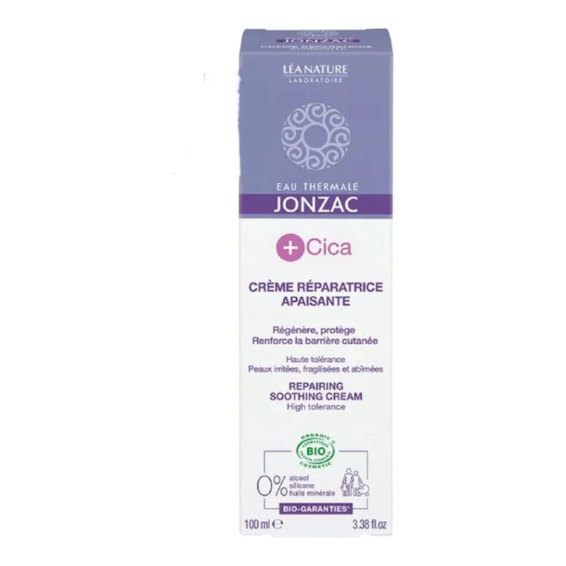EAU THERMALE JONZAC +CICA CRÈME RÉPARATRICE APAISANTE 100ml