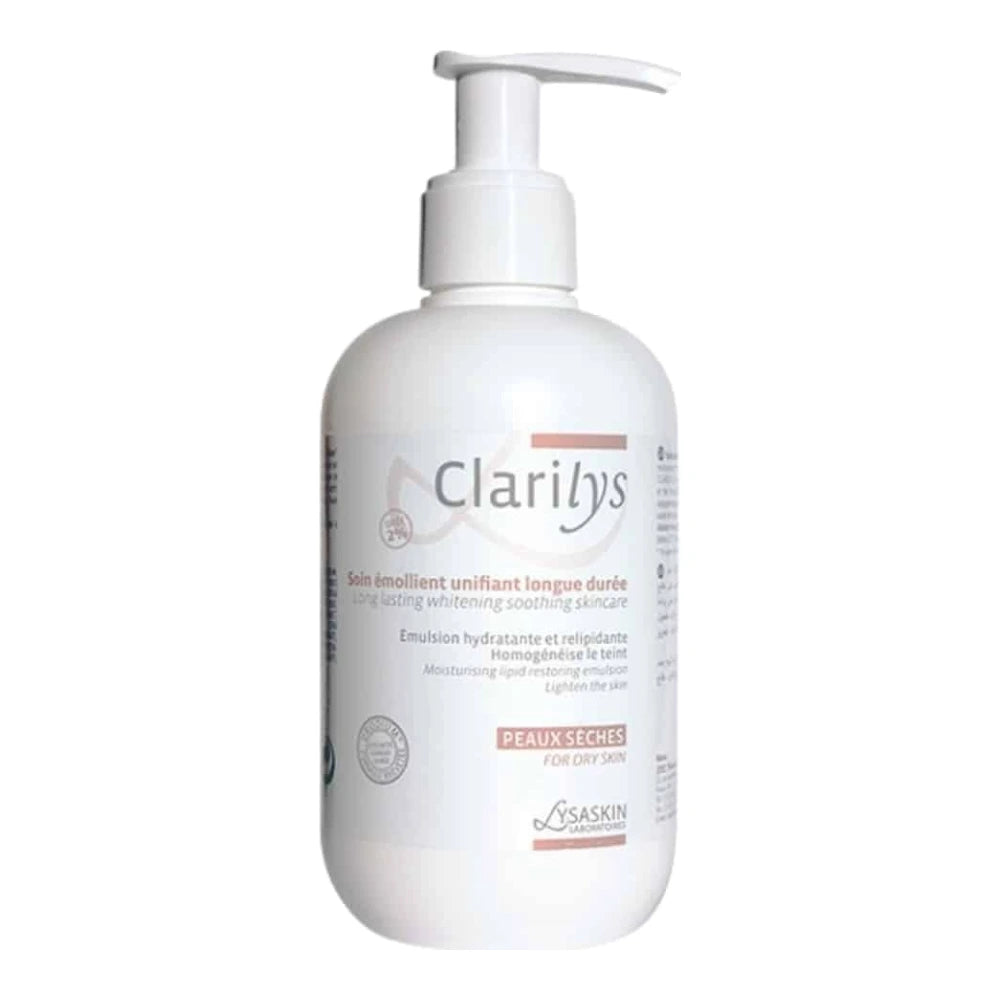 Lysaskin Clarilys Soin Émollient Éclaircissant 200 ml – flacon