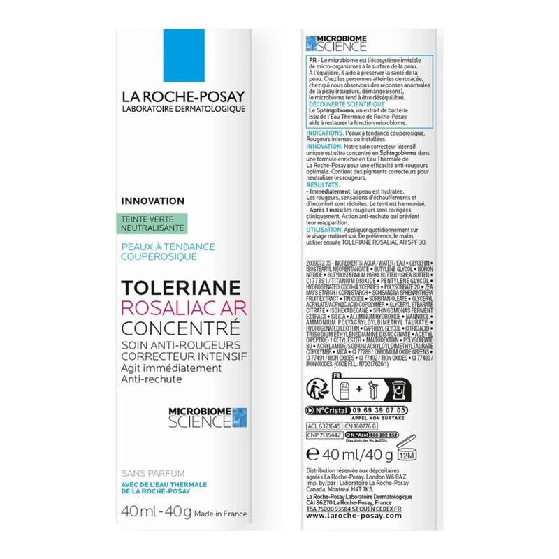 La Roche-Posay Toleriane Rosaliac AR Concentré Intense Anti-Rougeurs – 40 ml