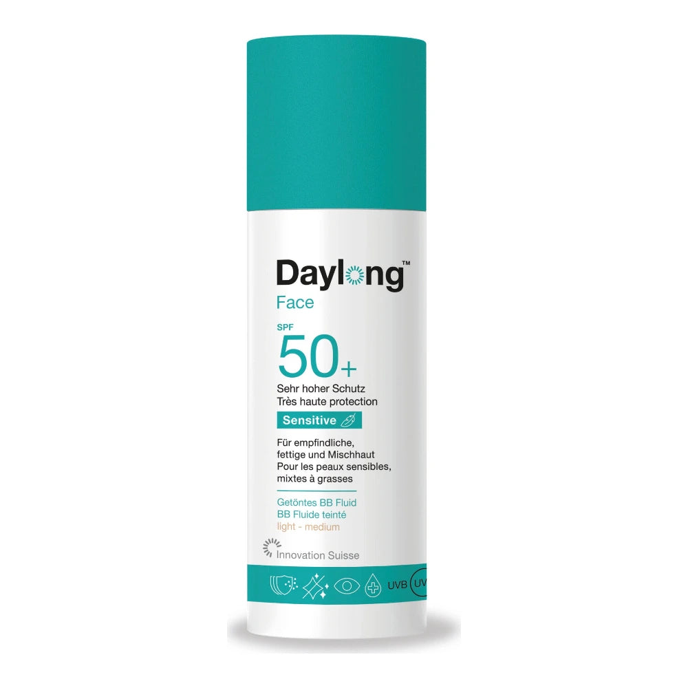 Flacon Daylong Face Sensitive BB Fluide teinté SPF 50+ 50 ml