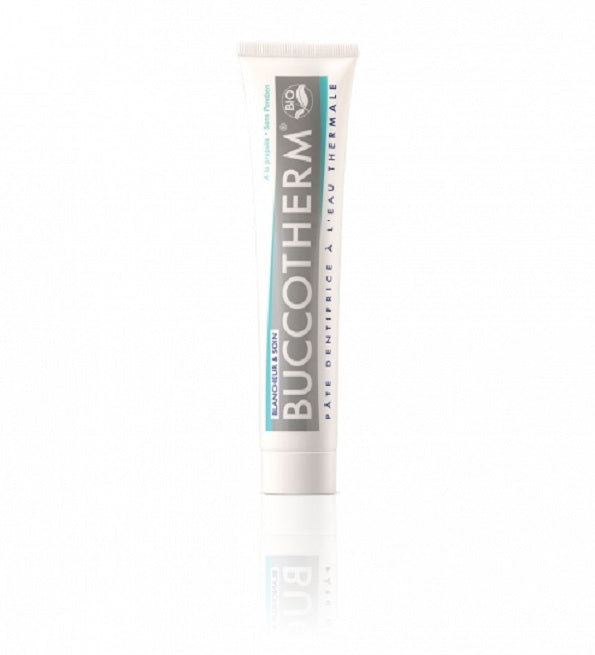 BUCCOTHERM PASTA DENTAL BLANQUEADORA Y CUIDADO ORGÁNICO 75ML