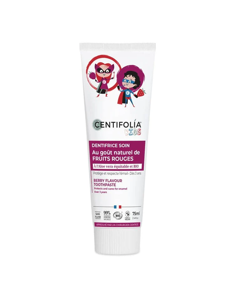 Dentifrice Goût Fruits Rouges Bio Centifolia - 50ml