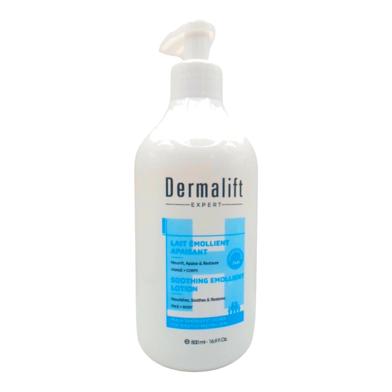 Dermalift Lait corporel emollient apaisant 500ml
