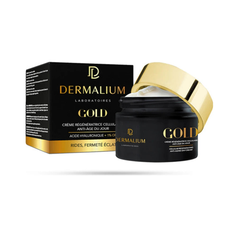 Dermalium Gold Crème Régénératrice Cellulaire Anti-Âge de Jour 50 ml