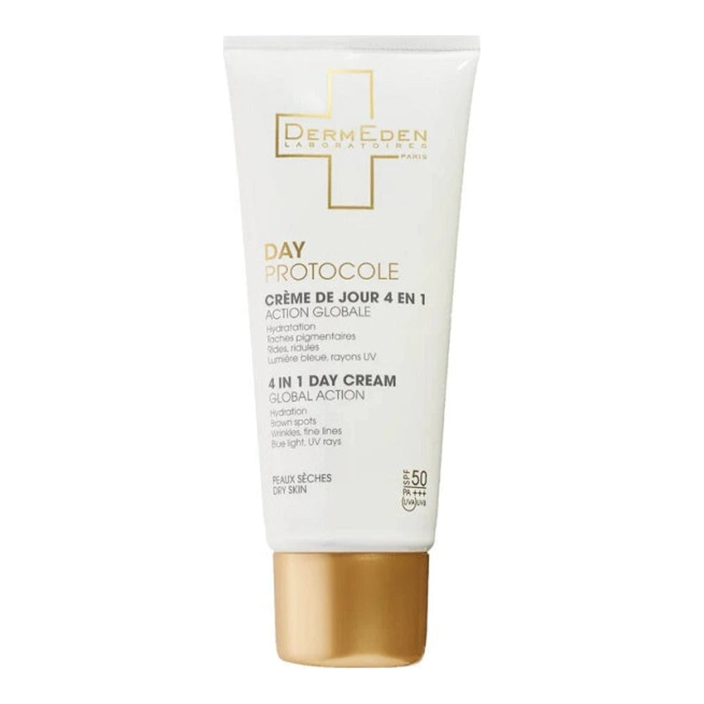 Dermeden Crème de Jour 4 en 1 Peaux Sèches 50 ml