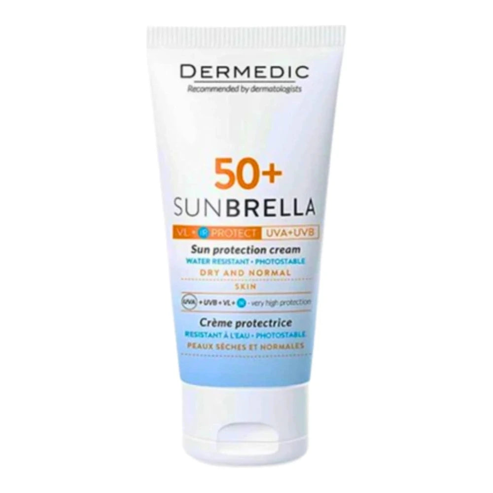 Dermedic Sunbrella fluide SPF 50+ peaux sèches et normales 40 ml – packshot
