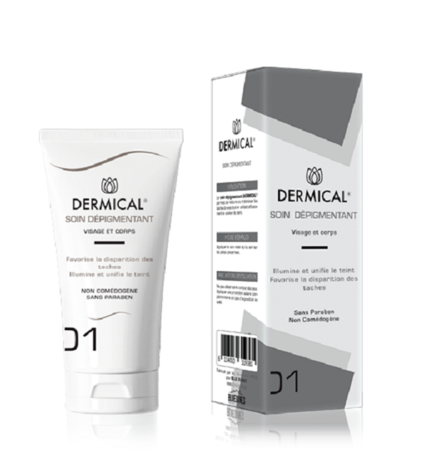 Dermical Soin Dépigmentant 50 ml – emballage du soin anti-taches