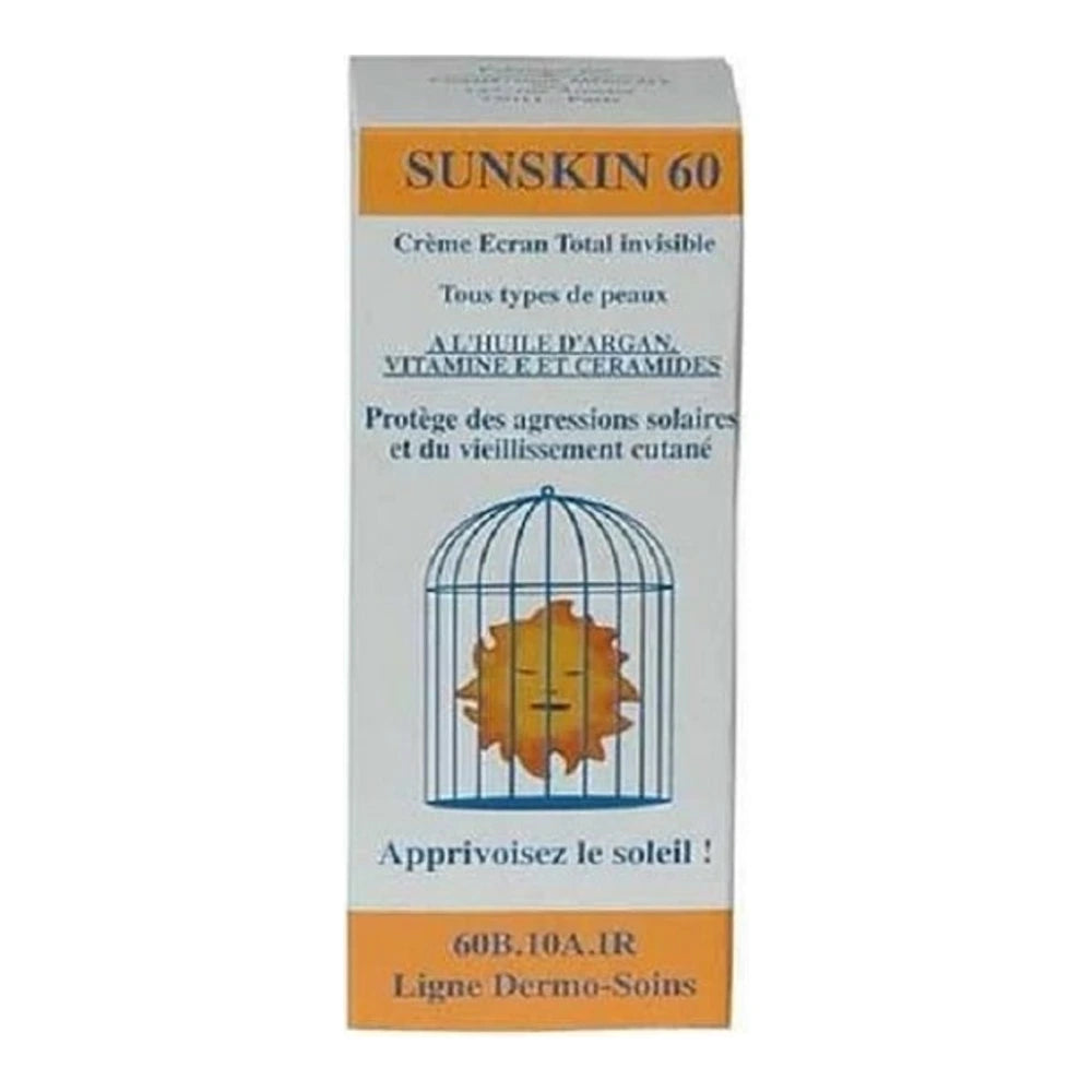 Dermo-Soins Sunskin 60 Crème Solaire Minérale Haute Protection – 50 ml