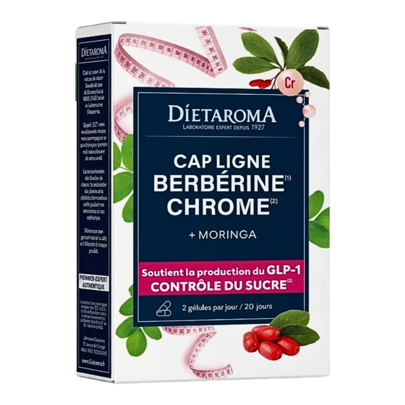 Dietaroma Cap Ligne Berberine Chromium – 40 Capsules