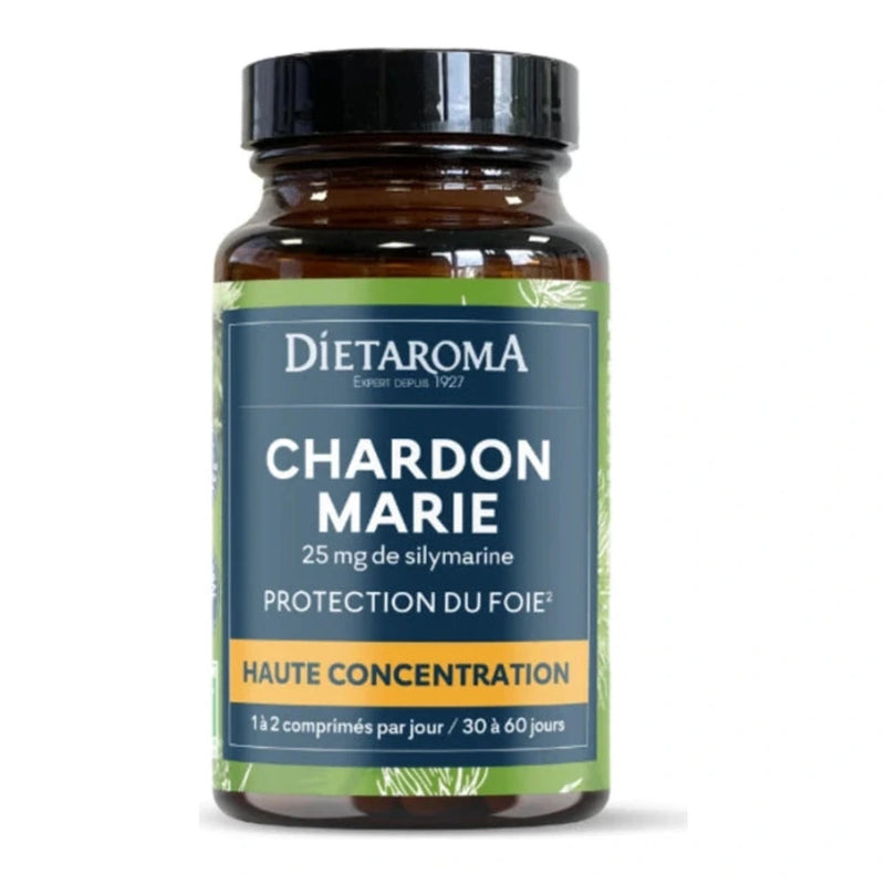 Dietaroma Chardon Marie 25mg 60 Comprimes