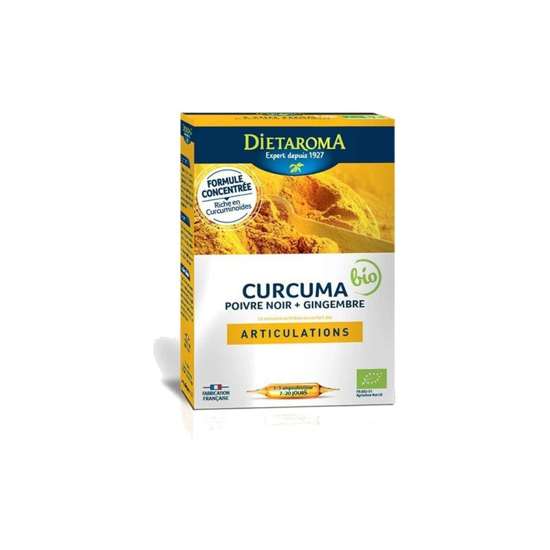 Dietaroma Turmeric + Ginger 20 Ampoules x 10ml
