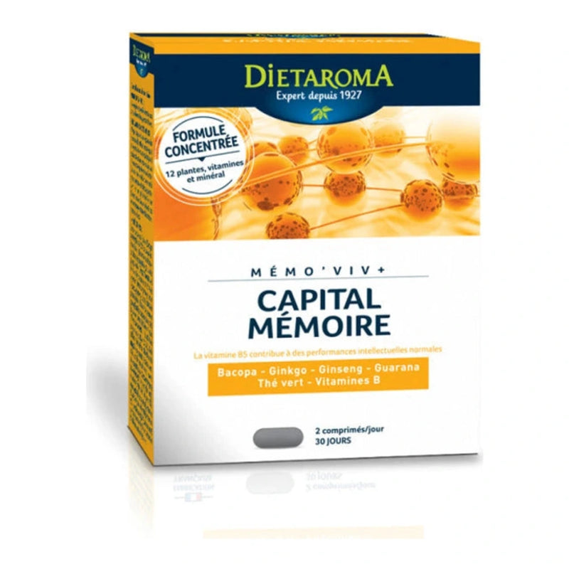 Dietaroma Mémo Viv Brain Capital Memory 60 Tablets
