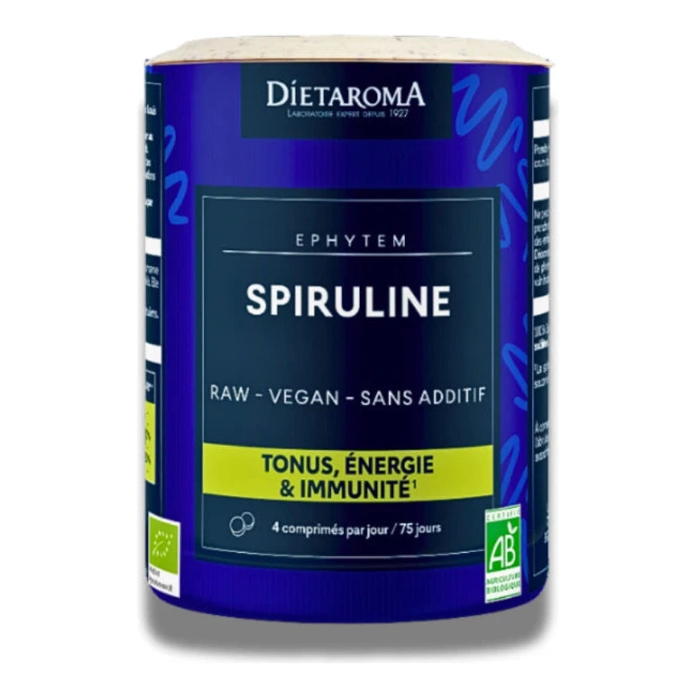 Dietaroma Spiruline Bio 300 comprimés – boîte
