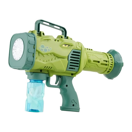 Pistolet à Bulles électrique Bazooka Dinosaure - 3A+