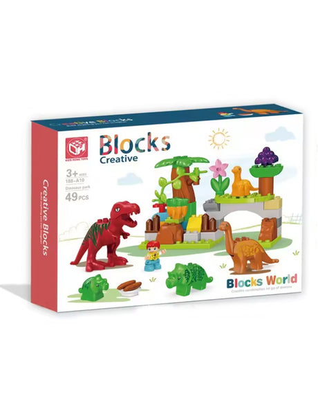 Blocks Creative Dinosaures +3ans - 49 Pièces