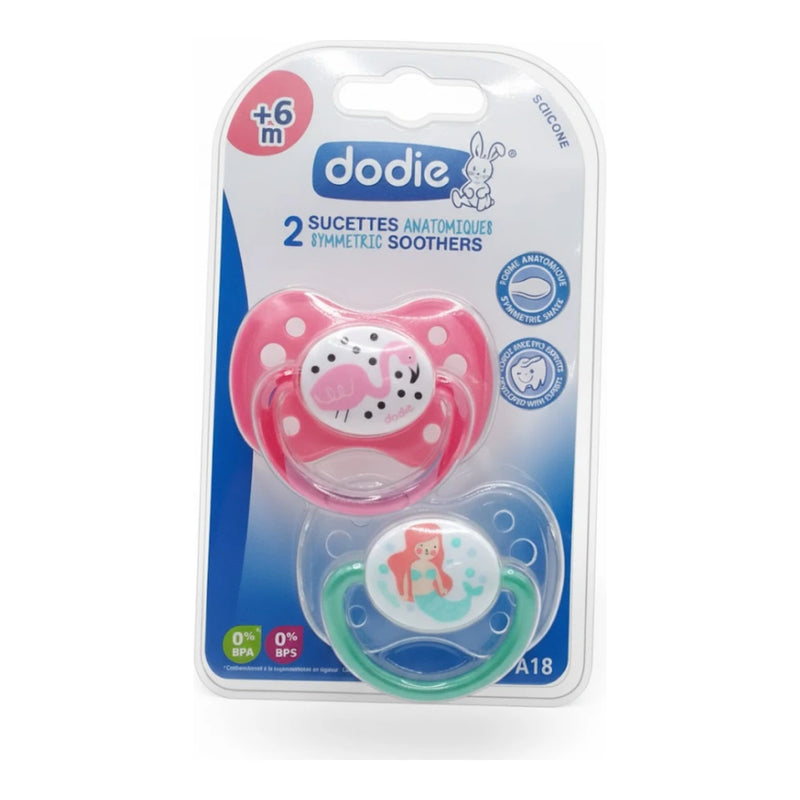 Dodie Sucettes Anatomiques 6 mois et plus A18 x2