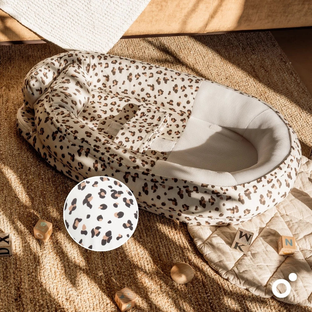 Doomoo Cocoon Réducteur de Lit - Leopard Cream