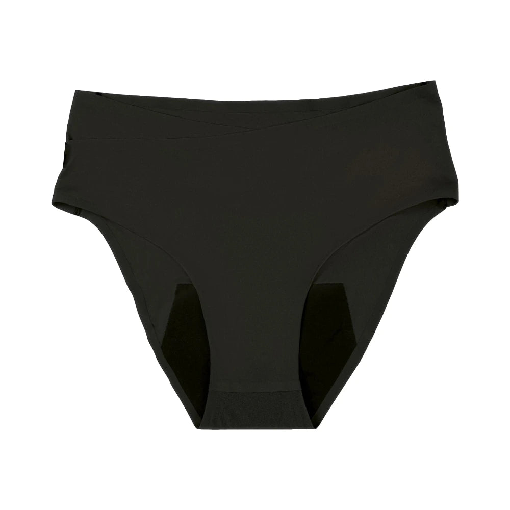 Doomoo Culotte Post-Partum et Menstruelle Flowly Noir - Taille 3XL/4XL/5XL