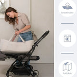 Doomoo Nest&Go Baby Bassinet - Beige