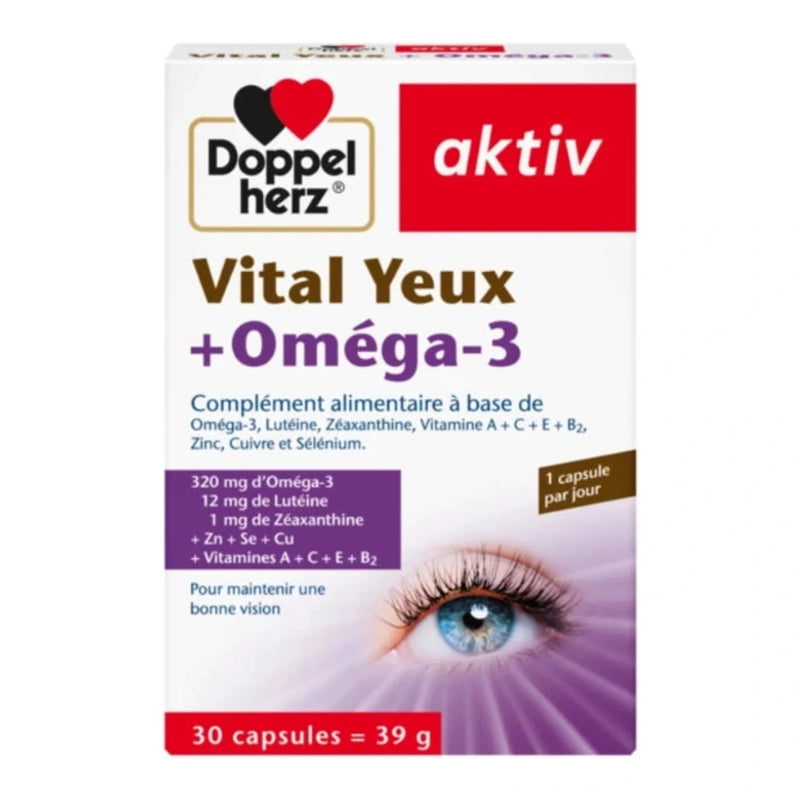 Doppel Herz Vital Yeux + Omega 3 30 capsules