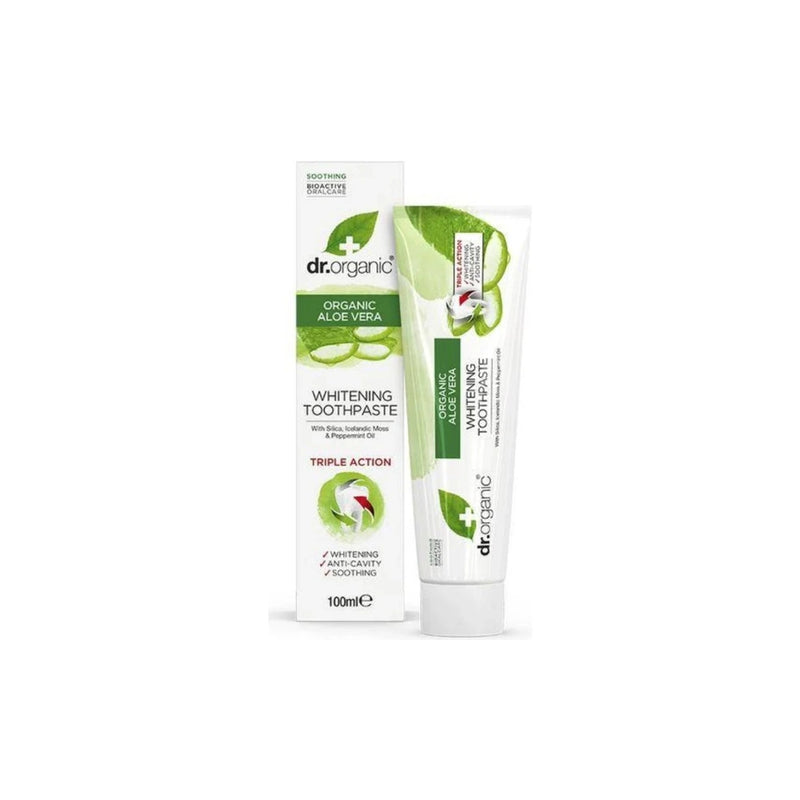 Dr Organic Dentifrice à l’Aloe Vera 100 ml