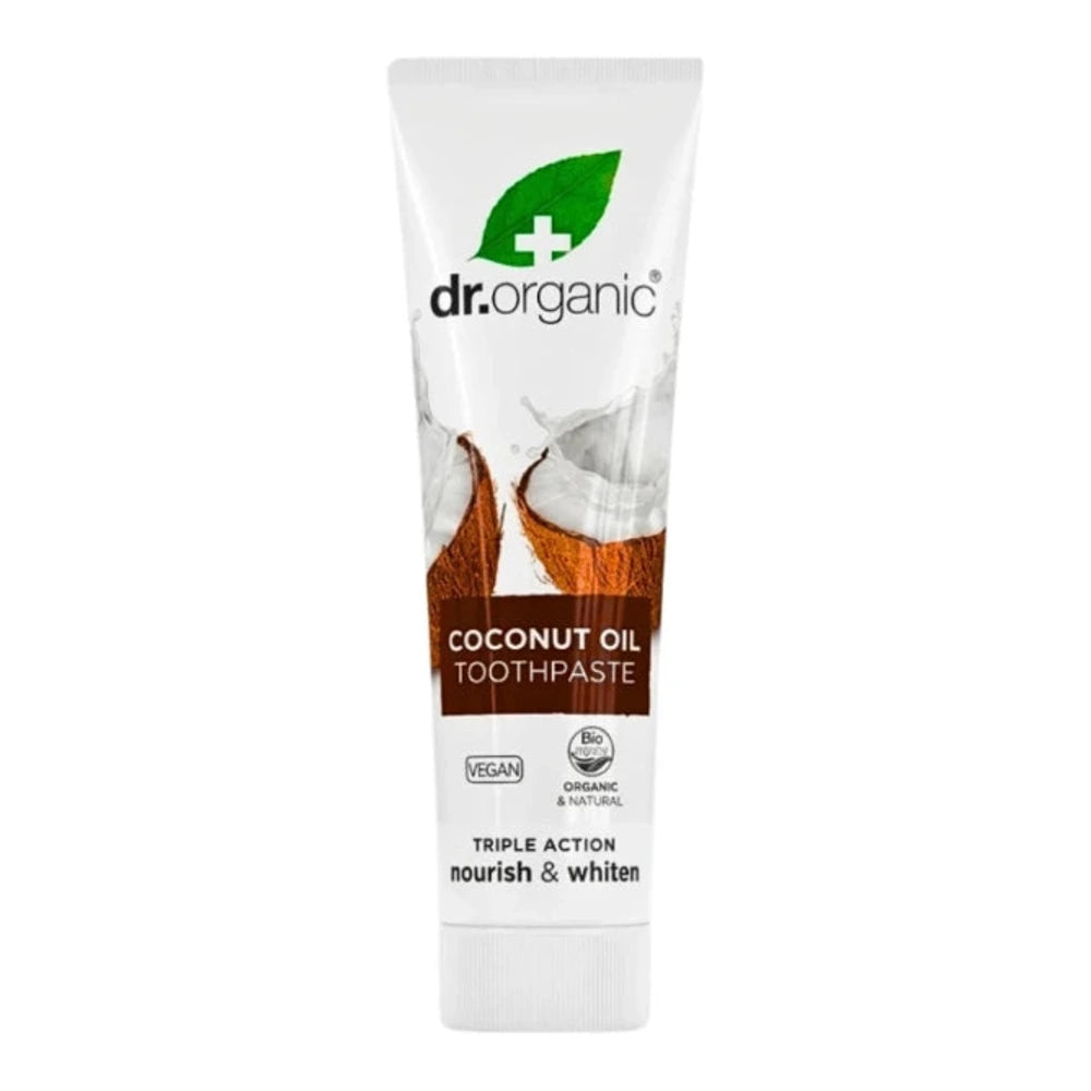 Dr. Organic Dentifrice à l'Huile de Coco 100 ml – tube