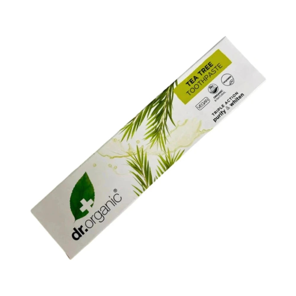 Dr. Organic Dentifrice Tea Tree 100 ml – tube du produit