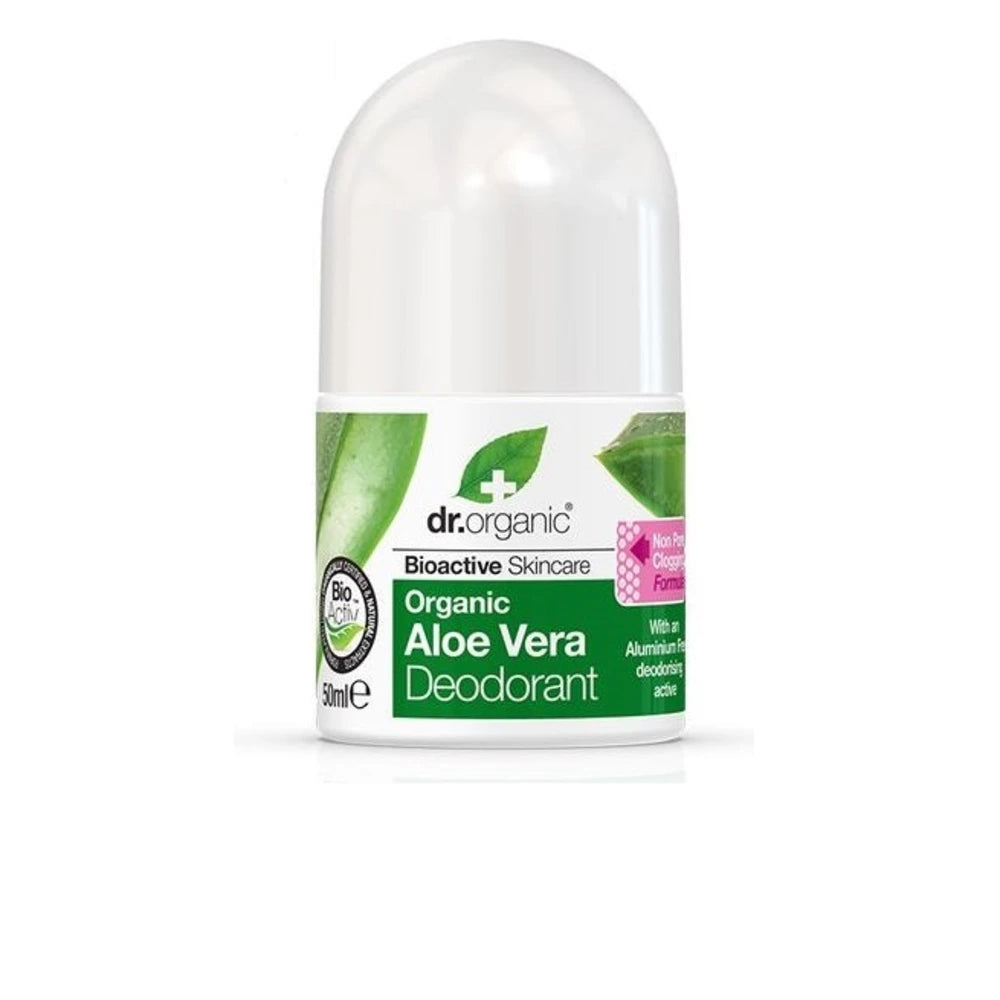 Dr Organic Déodorant à l’Aloe Vera 50 ml – roll-on