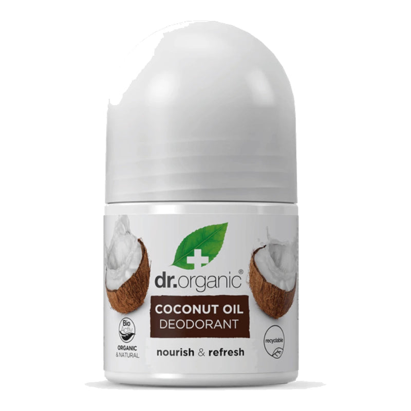 مزيل العرق Dr Organic بزيت جوز الهند البكر 50 مل