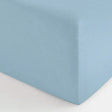 Bambidou Parure Drap Lit Montessori 120x200 cm & 2 Taies d'Oreiller - Bleu Ciel