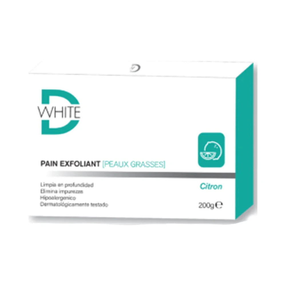 Dwhite pain exfoliant au citron pour peaux grasses 200 g – packshot