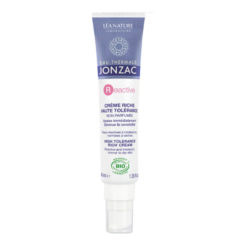 Eau Thermale Jonzac Réactive Crème Riche Haute Tolérance 40 ml