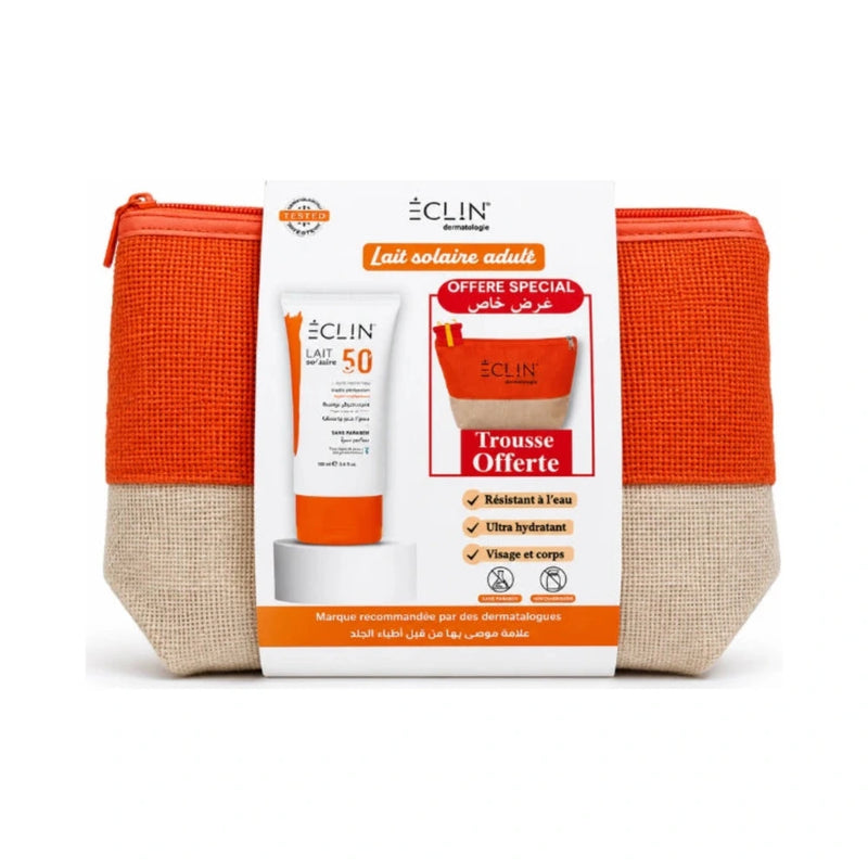 Eclin Sun Milk SPF50+ 150ml + Free Pouch