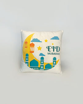Wlidaty Home Coussin de Décoration - Eid Mubarak 