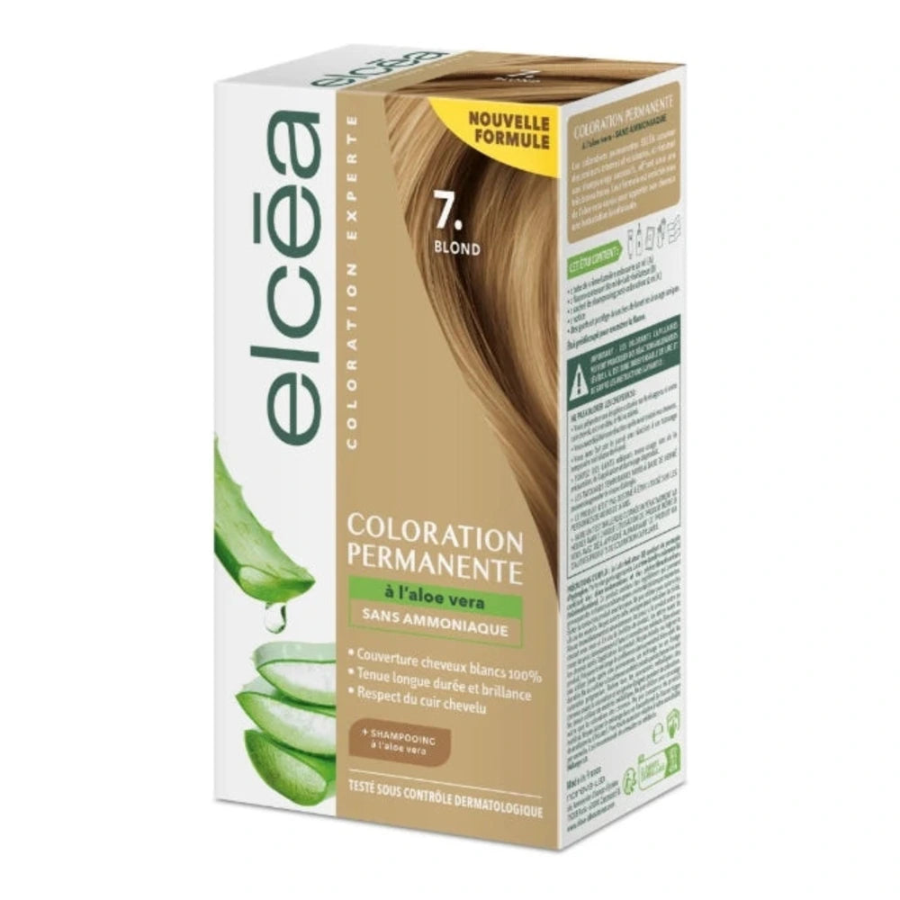 Elcea coloration nuance 7 Blond Doré, boîte